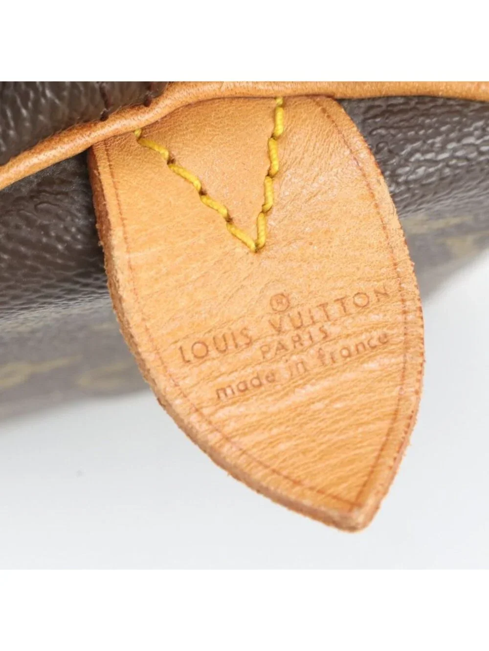 Louis Vuitton Monogram Keepall 45 Leather Boston Bag Tote Travel